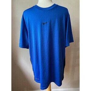 Nike Blue & Black Dri Fit T-Shirt Men's Large